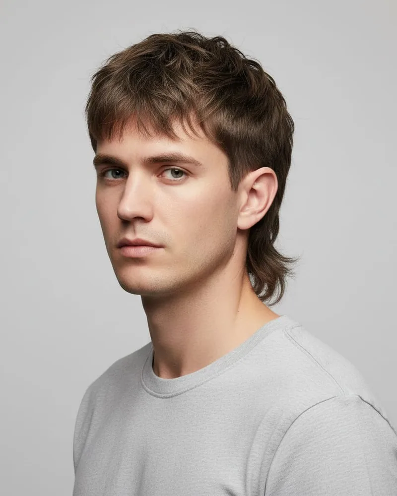 friseo-Vorschau: derselbe Kunde mit der neuen Frisur „Mullet Modern